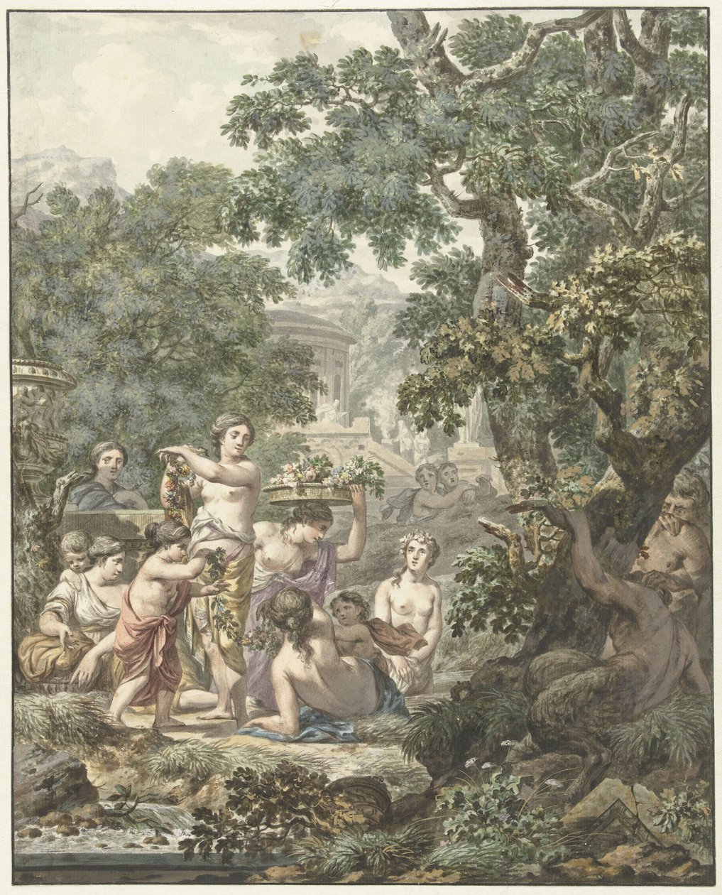 Arkadische Landschaft von Jean Grandjean