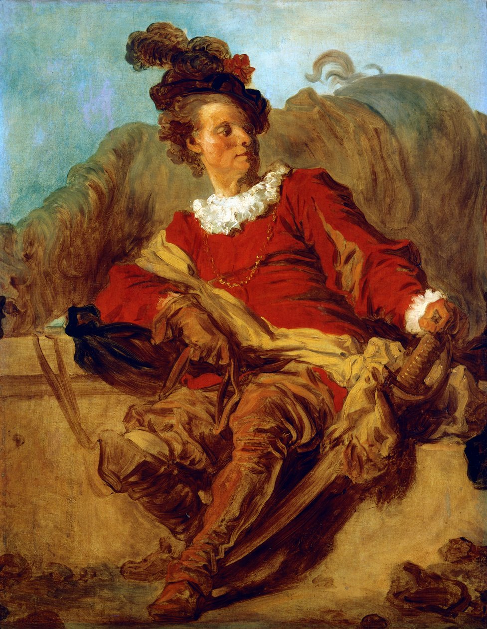 Abt von Saint-Non, in spanischem Stil gekleidet von Jean Honore Fragonard