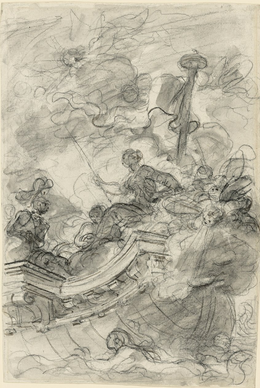 Astolfo segelt mit Andronica und Sofrosina davon von Jean Honore Fragonard