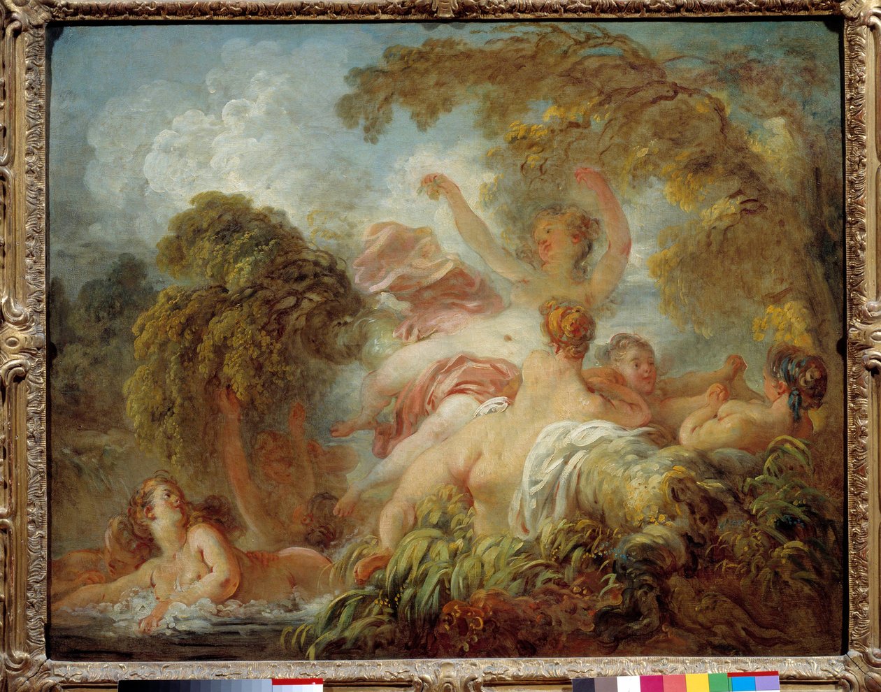 Badende von Jean-Honore Fragonard