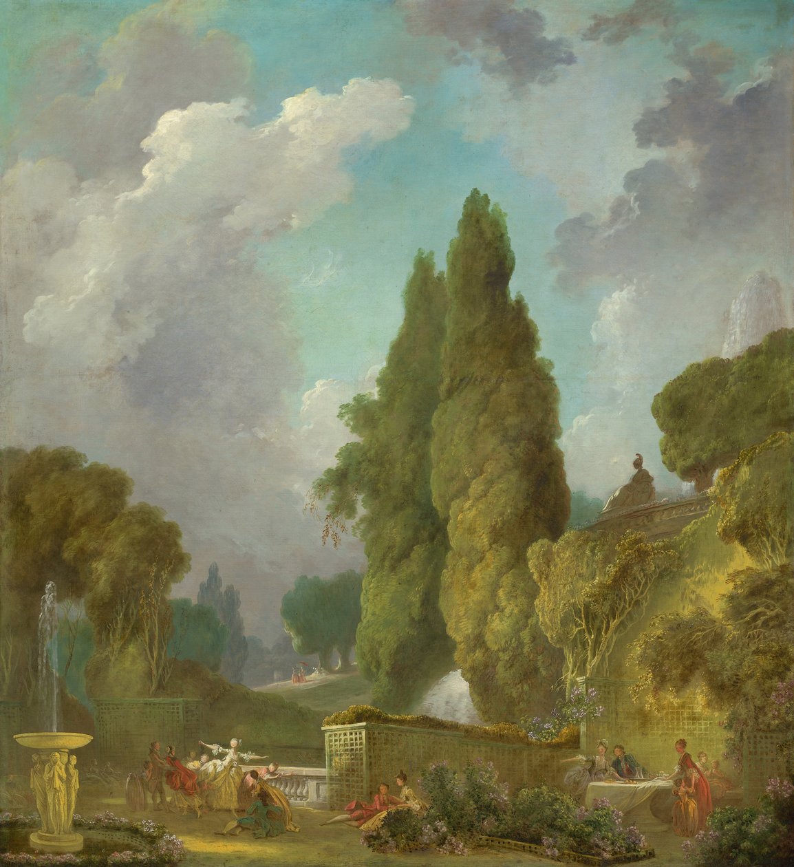 Blinde Kuh von Jean-Honore Fragonard