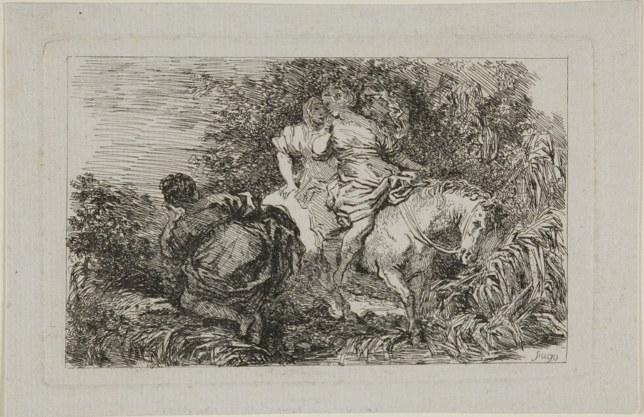Cloelia und ihre Gefährtinnen von Jean Honore Fragonard