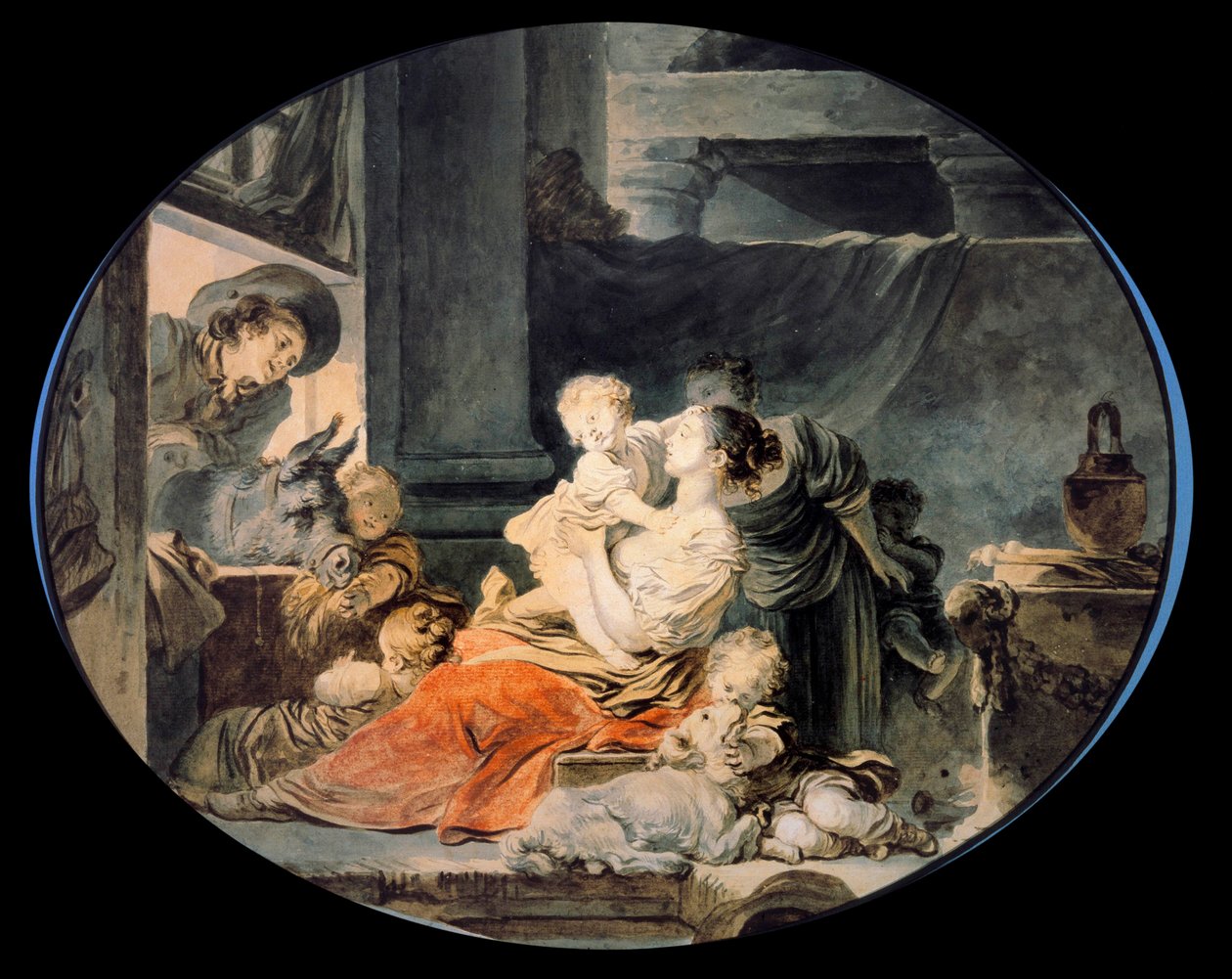 Glückliche Familie von Jean Honore Fragonard
