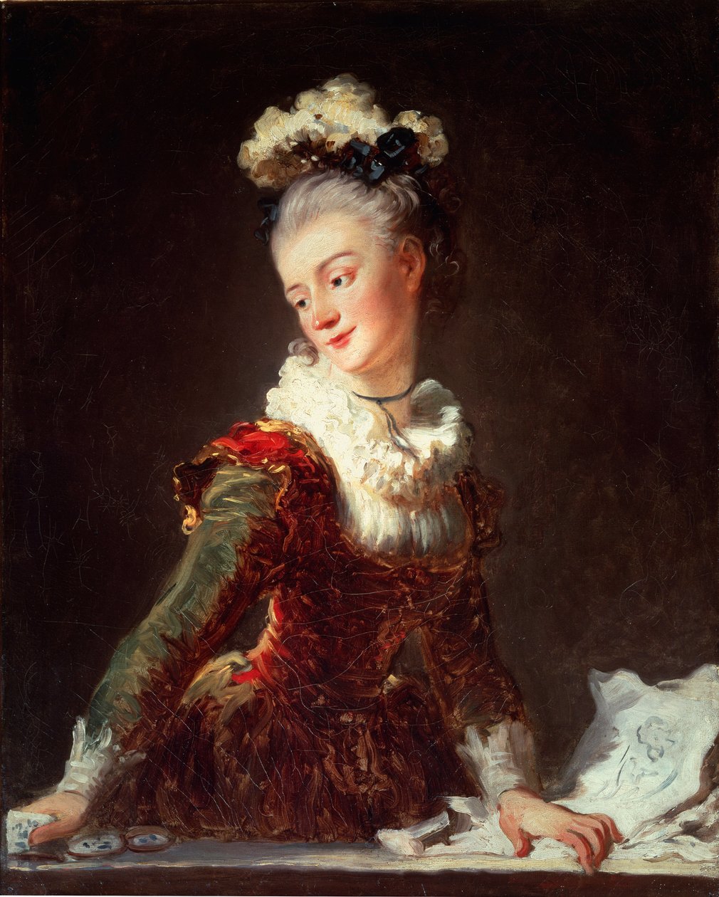 Porträt von Marie Madeleine Guimard, erste Tänzerin der Oper, ca. 1769 von Jean Honore Fragonard