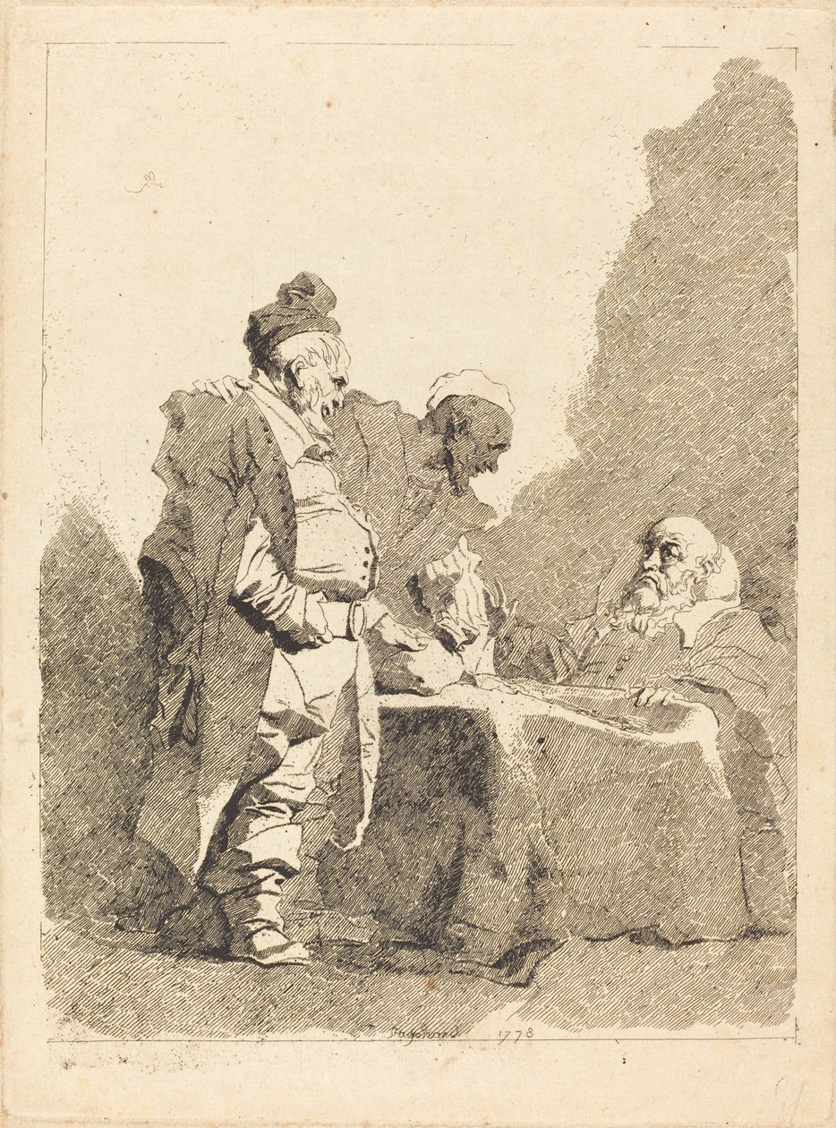 Die Steuereintreiber (Les traitants) von Jean Honore Fragonard
