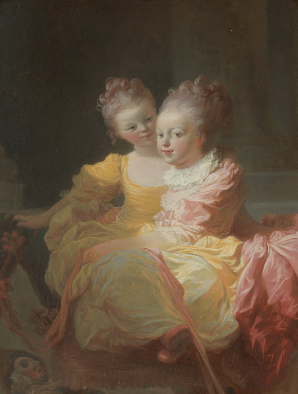 Die zwei Schwestern, ca. 1769-70 von Jean Honore Fragonard