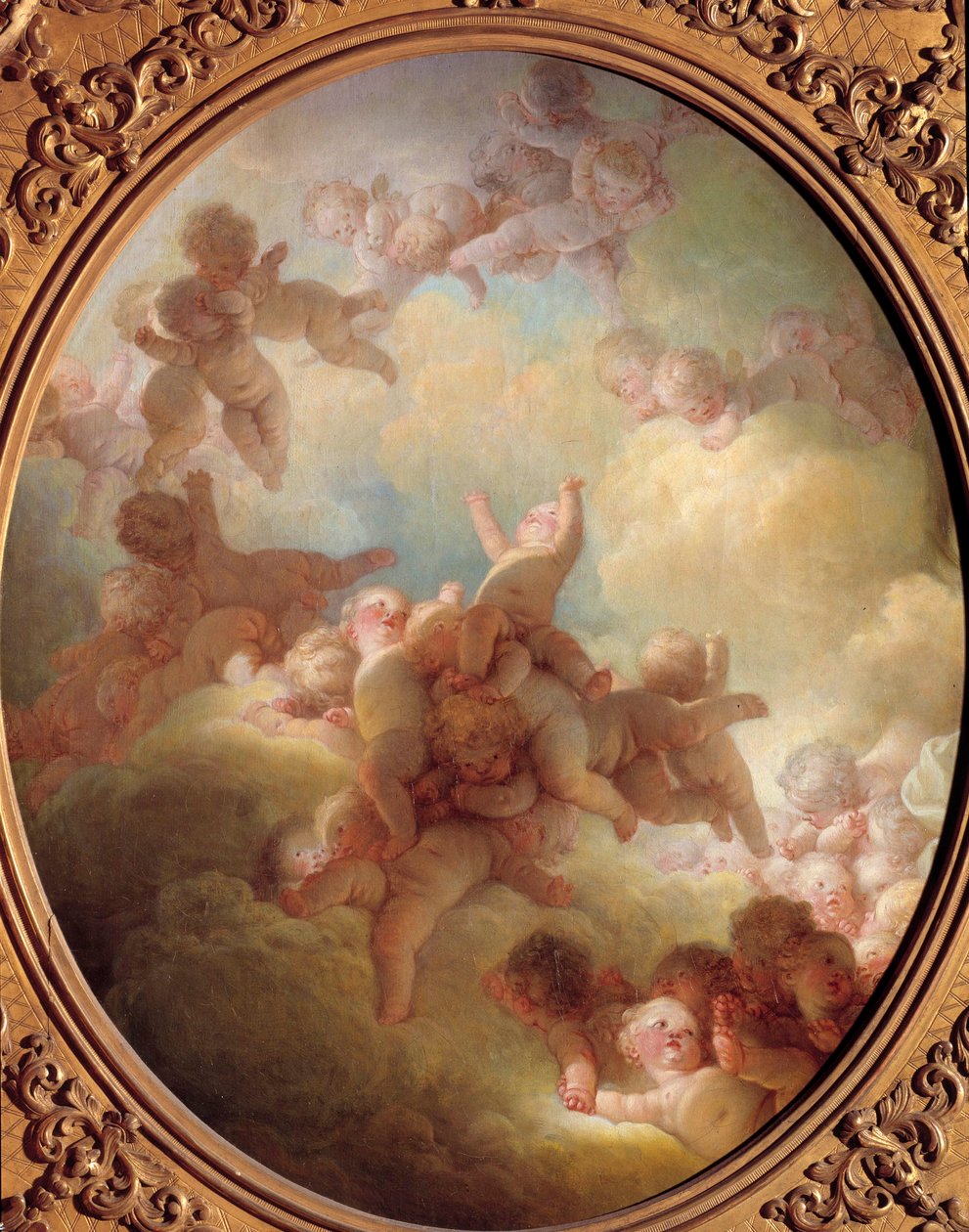 Der Schwarm der Liebe von Jean-Honore Fragonard