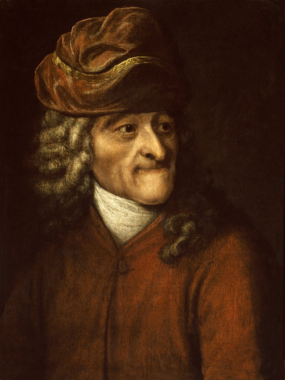 Porträt des Schriftstellers, Essayisten und Philosophen Voltaire von Jean Huber