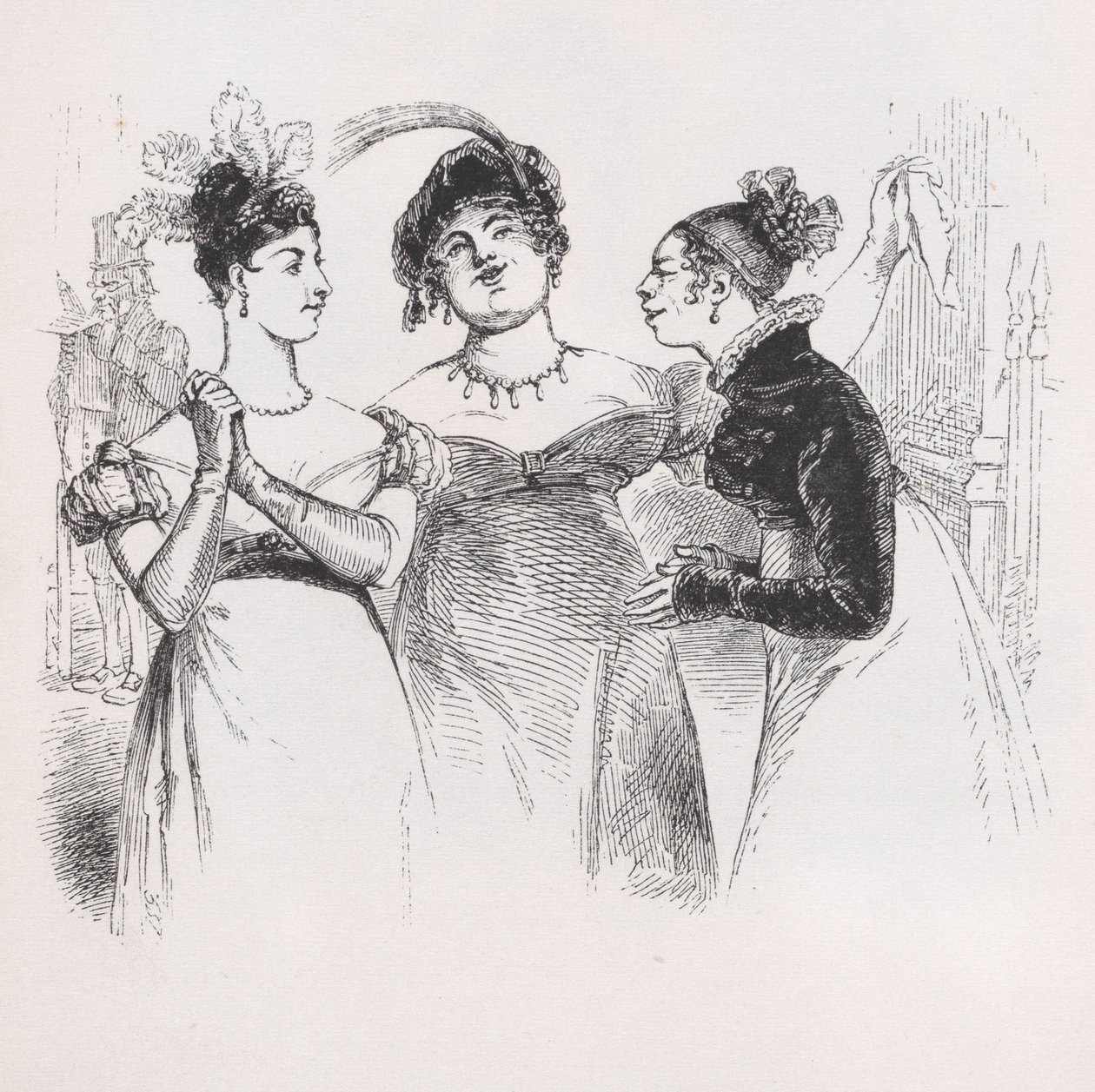 Die Meinung dieser Damen aus den gesammelten Werken von Béranger von Jean Ignace Isidore Gérard