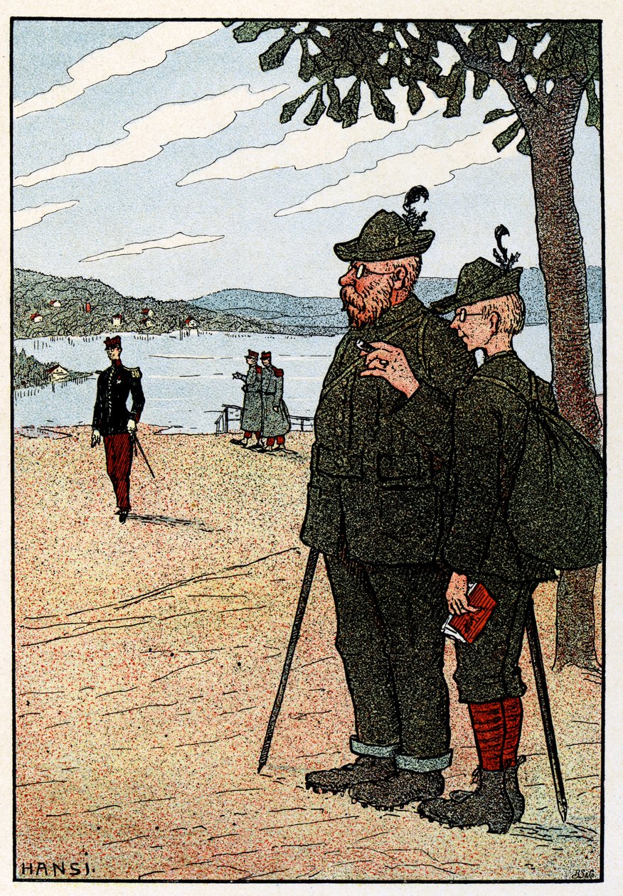 Vogesen Bilder; In Gerardmer von Jean Jacques (1873 1951) Waltz