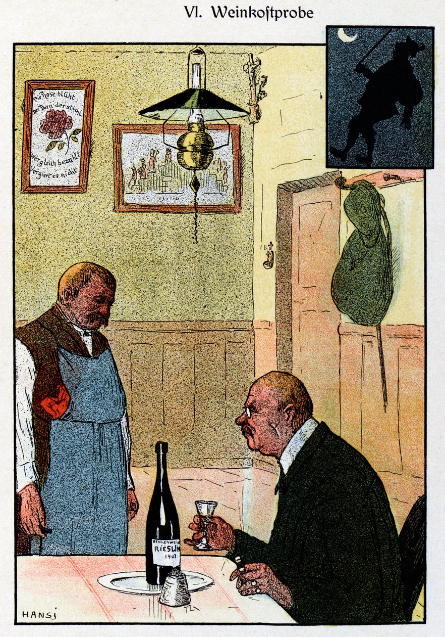Vogesen Bilder (Bilder der Vogesen); Der Wein des Elsass von Jean Jacques (1873 1951) Waltz