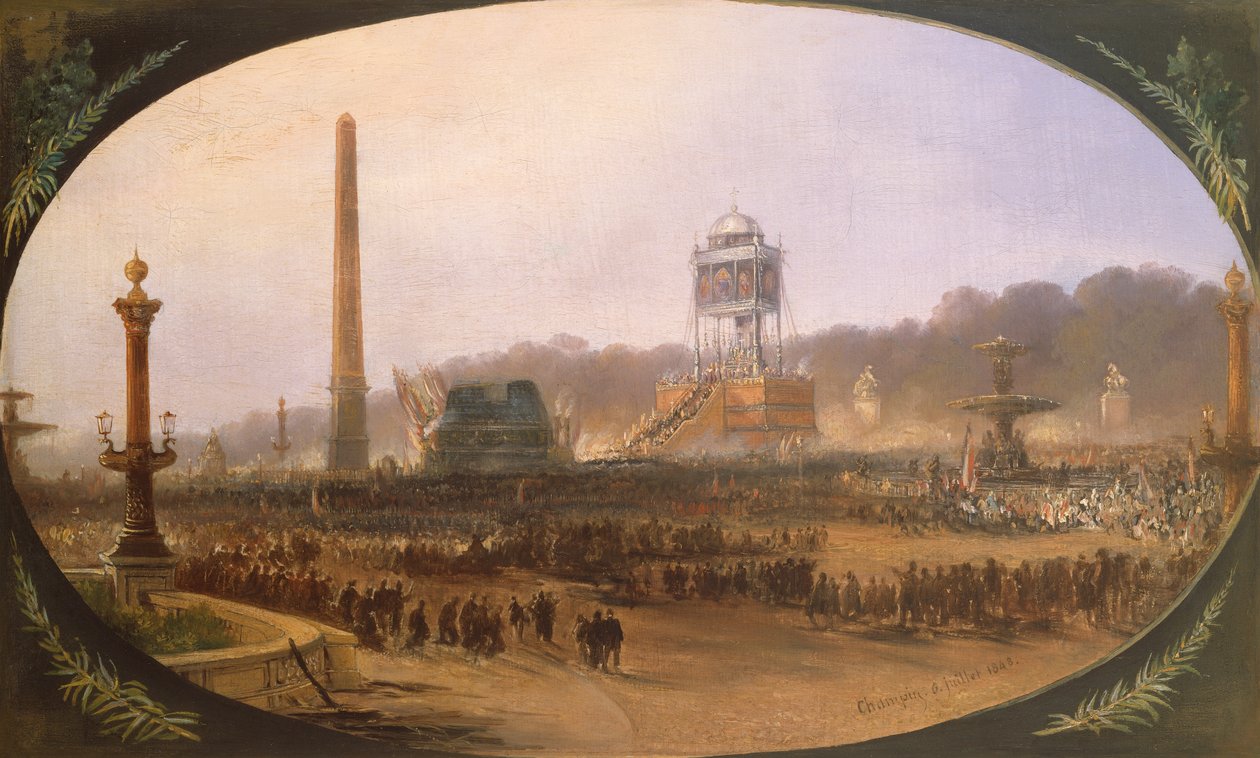Begräbnis der Opfer vom Juni 1848 von Jean Jacques Champin