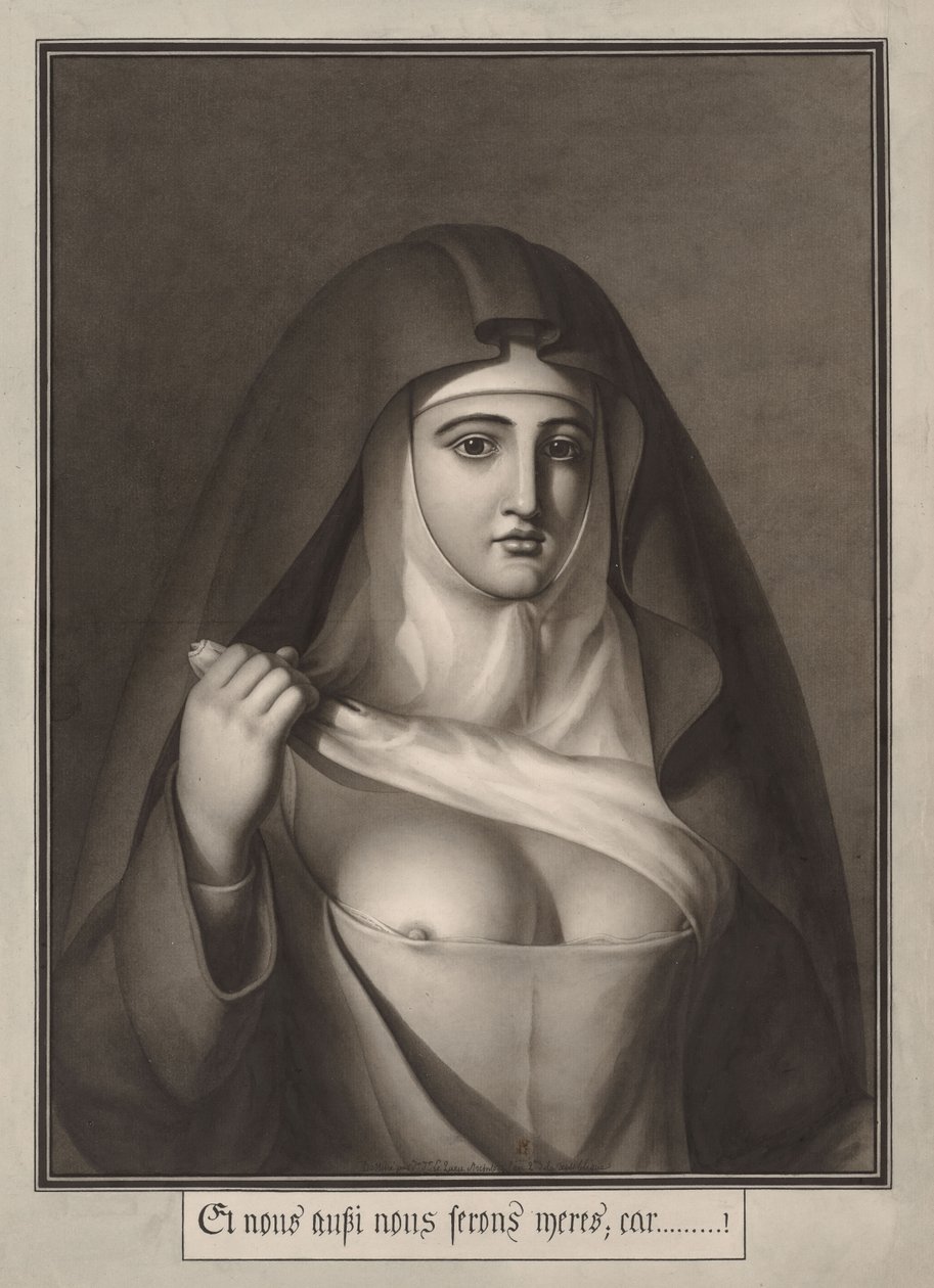 Et nous aussi nous serons meres car...!, 1794 von Jean-Jacques Lequeu