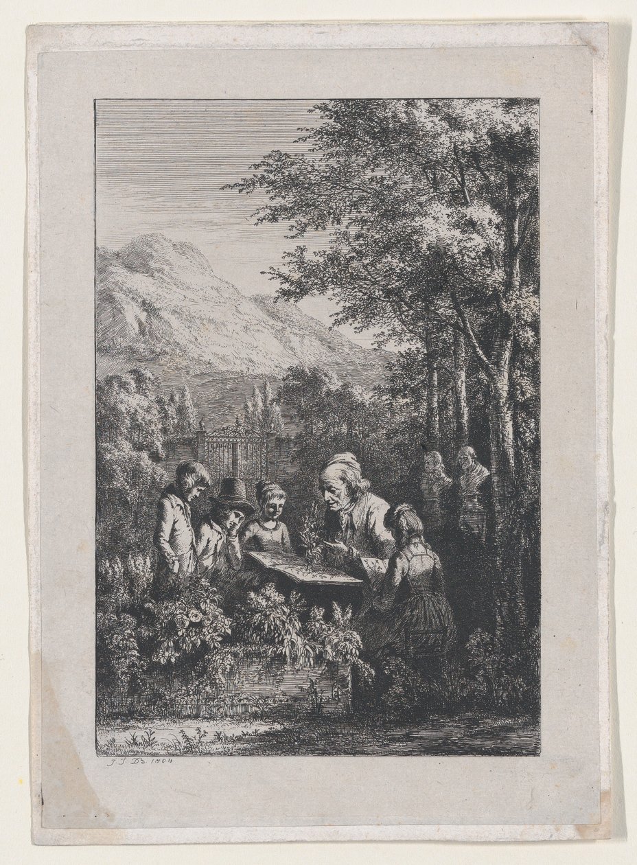 Die Botanikstunde, 1804 von Jean-Jacques de Boissieu