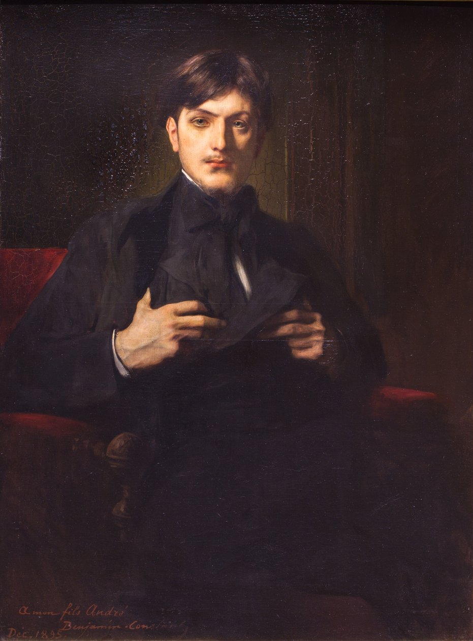 Andre Benjamin-Constant, Porträt des Sohnes des Künstlers von Jean Joseph Benjamin Constant