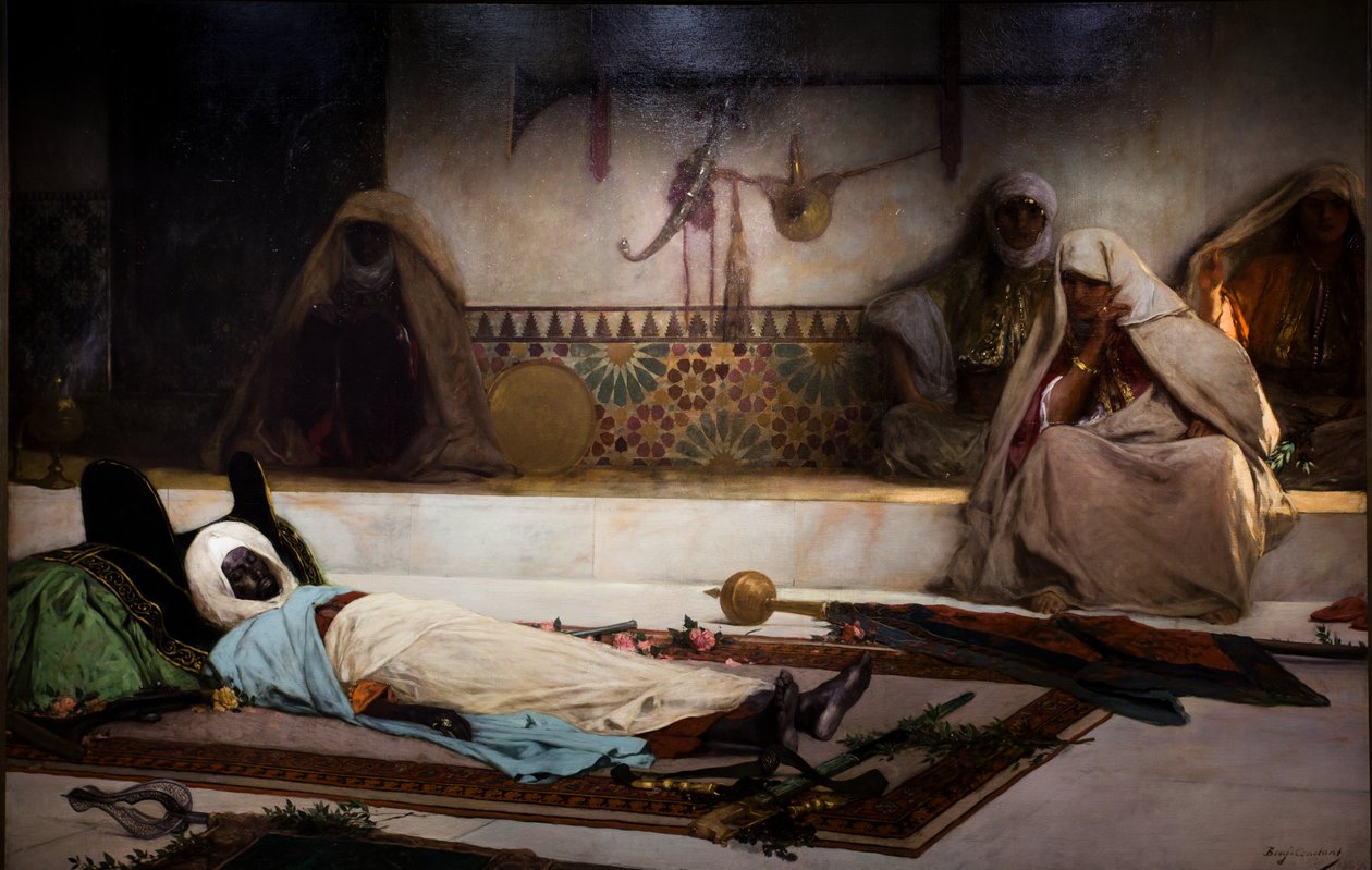 Begräbnistag - Szene aus Marokko von Jean Joseph Benjamin Constant