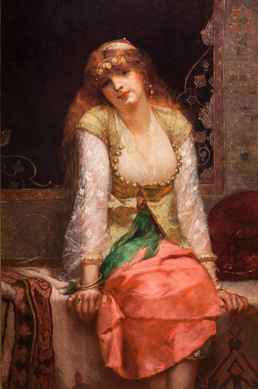 Orientalische Schönheit, vor oder um 1880 von Jean Joseph Benjamin Constant