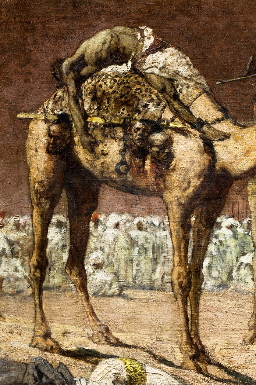 Die letzten Rebellen, marokkanische historische Szene (Detail) von Jean Joseph Benjamin Constant
