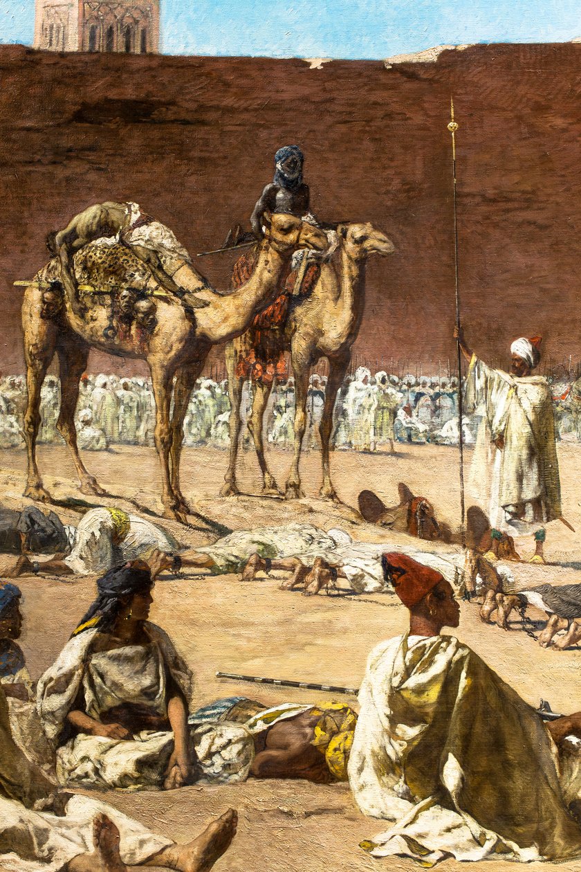 Die letzten Rebellen, marokkanische historische Szene von Jean Joseph Benjamin Constant