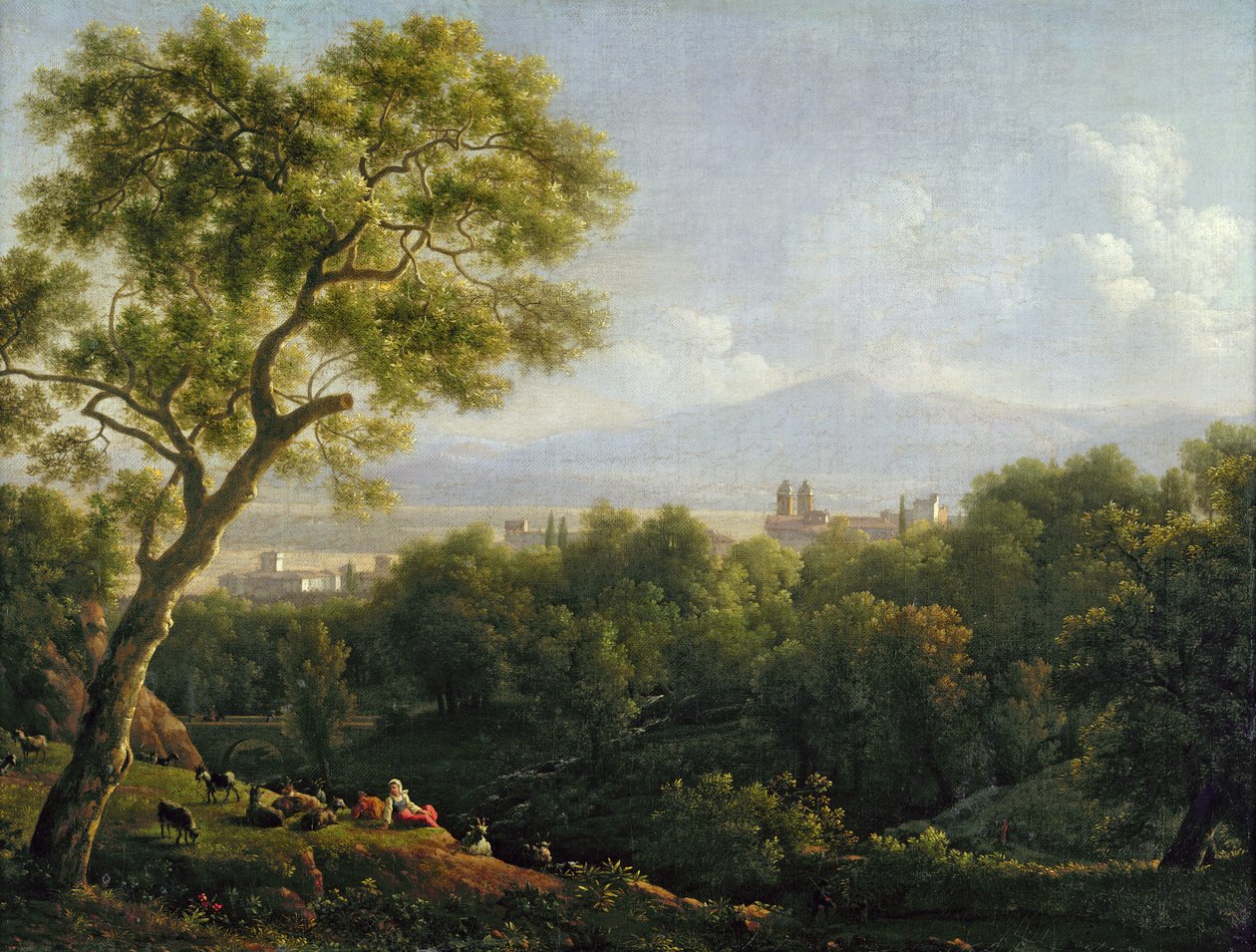 Ansicht von Frascati von Jean Joseph Xavier Bidauld