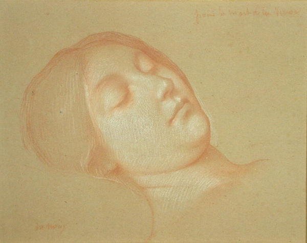 Studie für den Tod der Jungfrau von Jean Jules Antoine Lecomte du Nouy