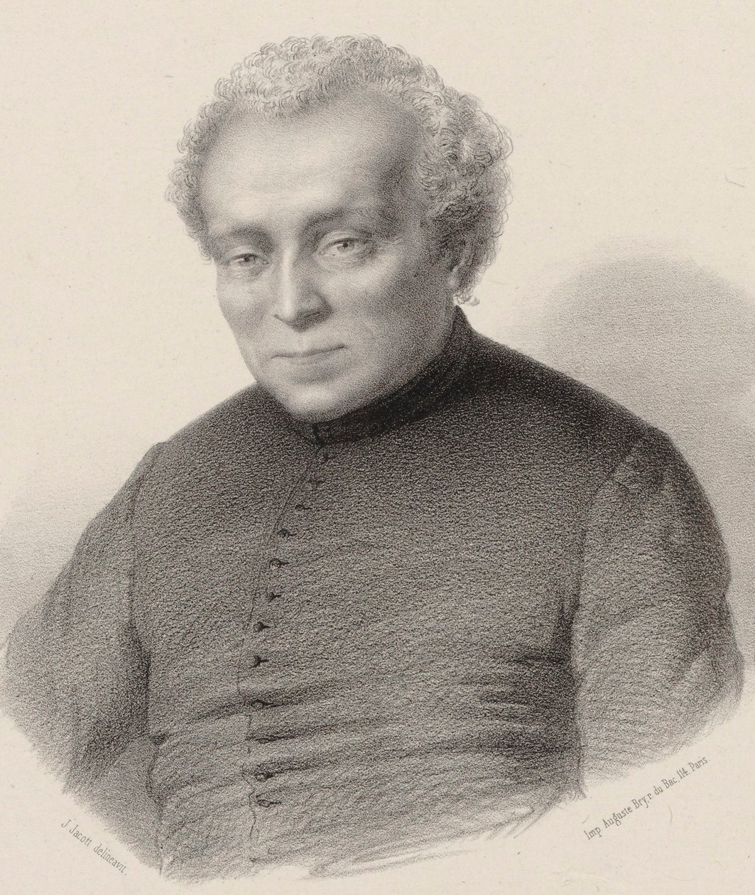 Porträt des Komponisten Louis Lambillotte 1797-1855 von Jean Julien Jacott
