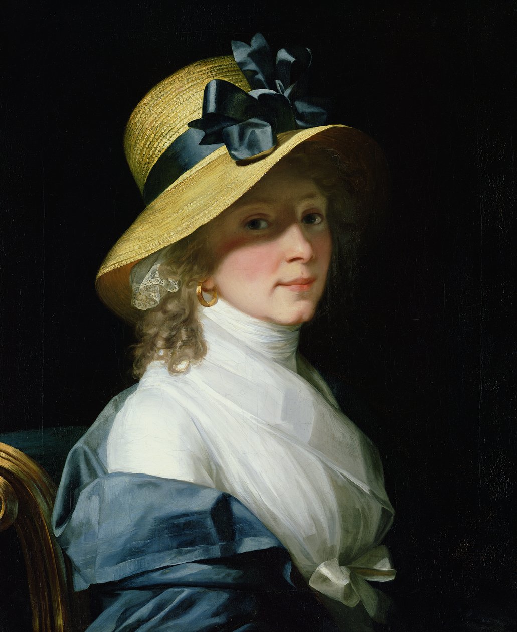 Porträt von Frau Senator Elisabeth Hudtwalcker, geb. Moller (1752-1804), 1798 von Jean Laurent Mosnier
