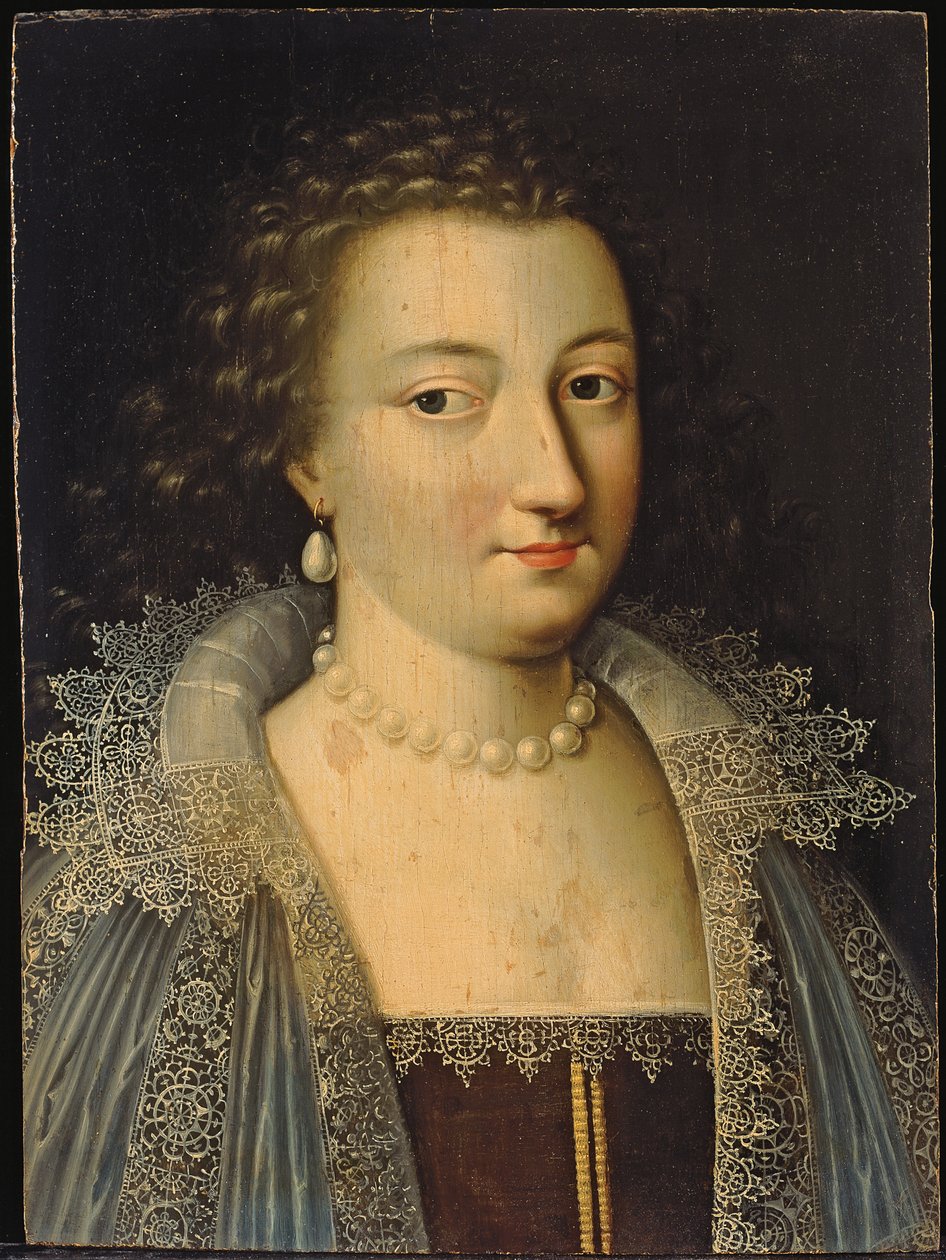 Porträt einer Dame, wahrscheinlich Marie de Rohan-Montbazon, Herzogin von Luynes und Chevreuse von Jean Leblond