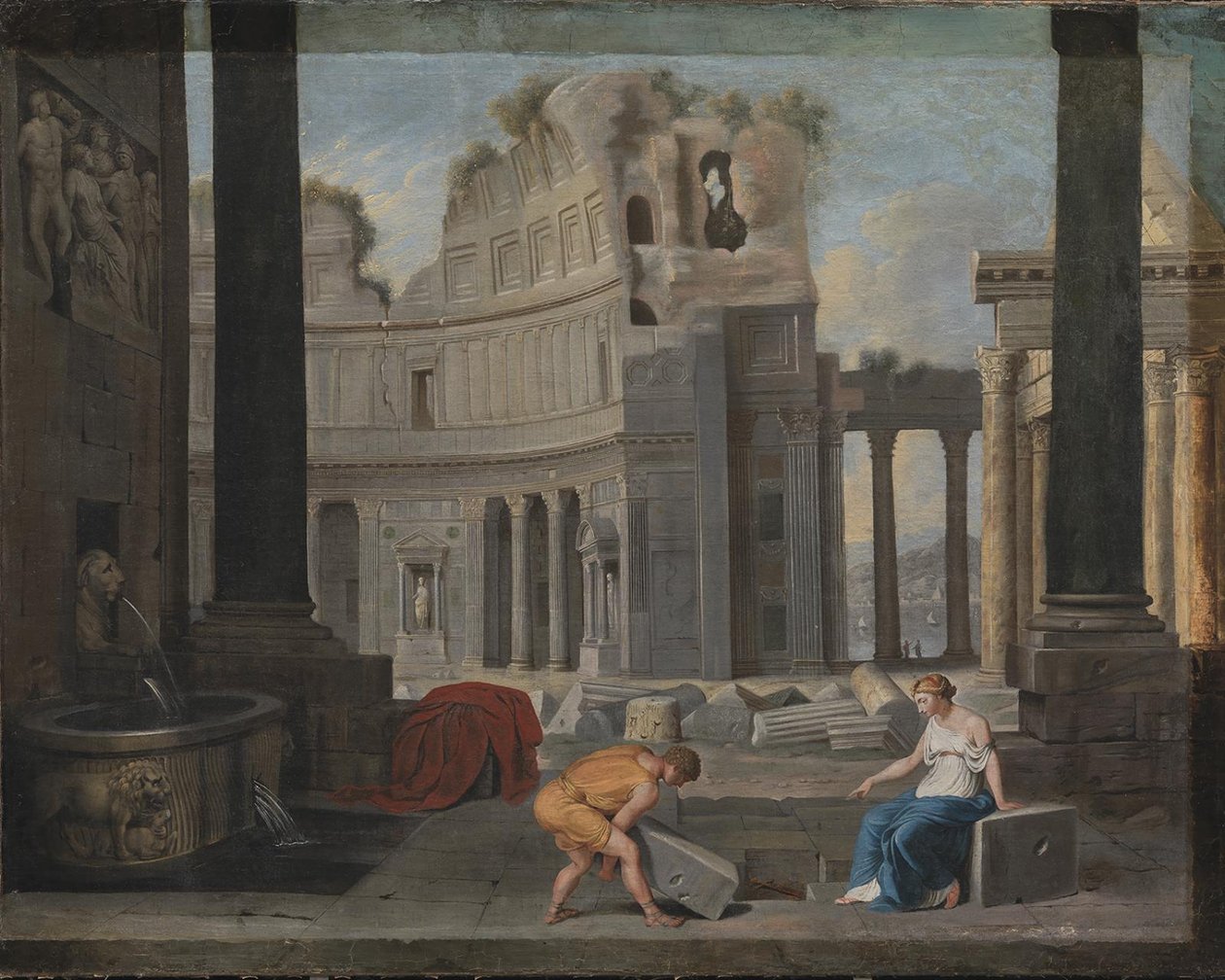 Theseus findet das Schwert und die Sandalen seines Vaters von Jean Lemaire
