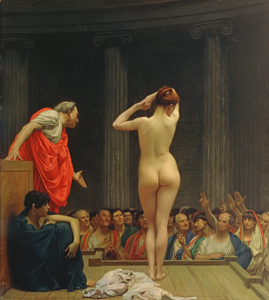 Ein römischer Sklavenmarkt von Jean Leon Gerome