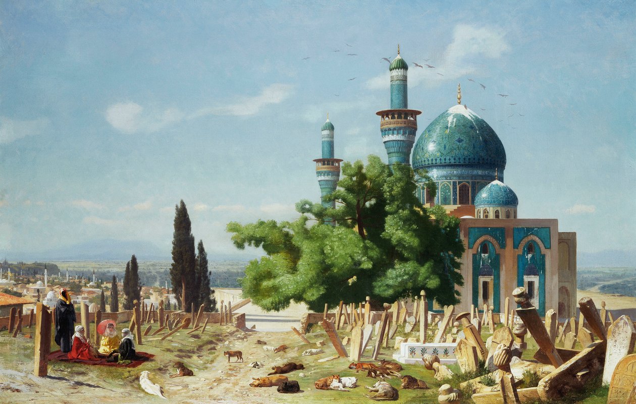 Die Felder der Ruhe, Brousse von Jean Leon Gerome