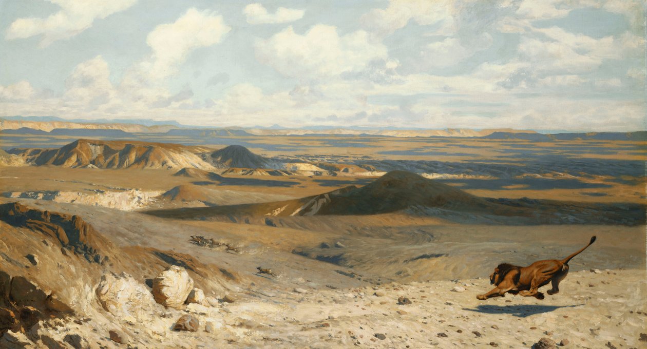 Die Verfolgung, 1889 von Jean Leon Gerome