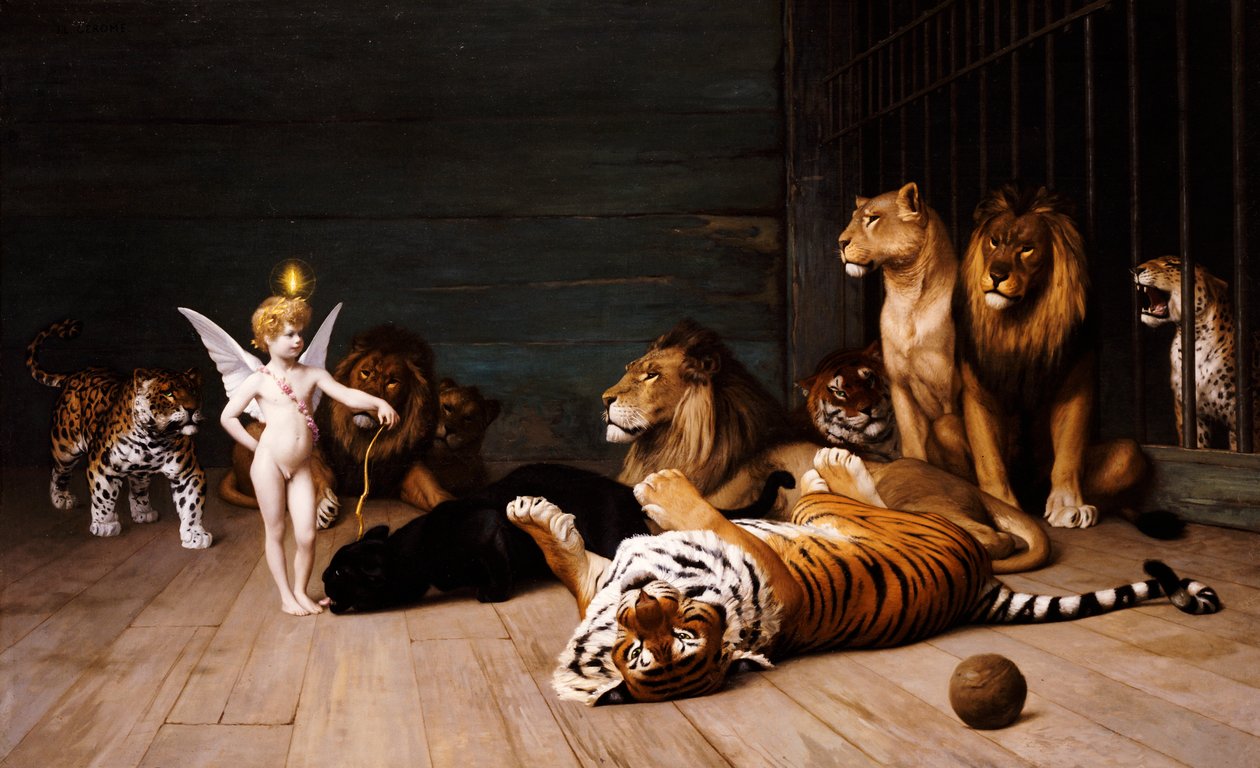 Wer auch immer du bist, hier ist dein Meister von Jean Leon Gerome