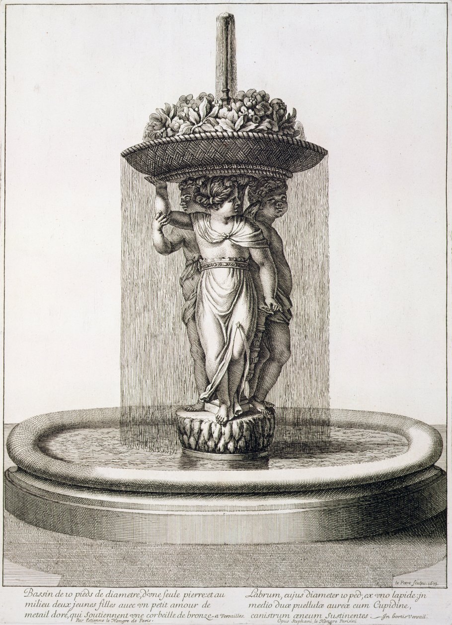 Entwurf für einen Brunnen, 1673 von Jean Lepautre