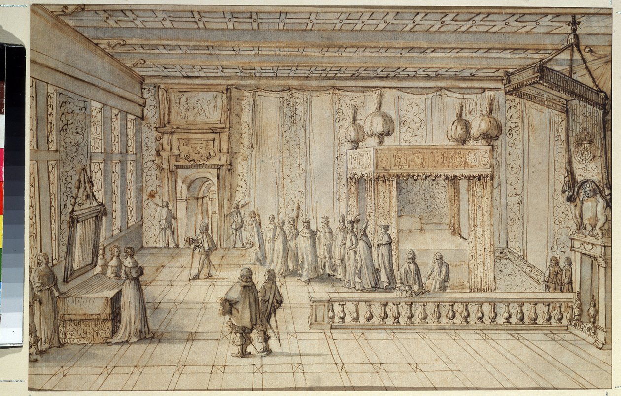 Das Zimmer von König Ludwig XIV. in Versailles von Jean Lepautre