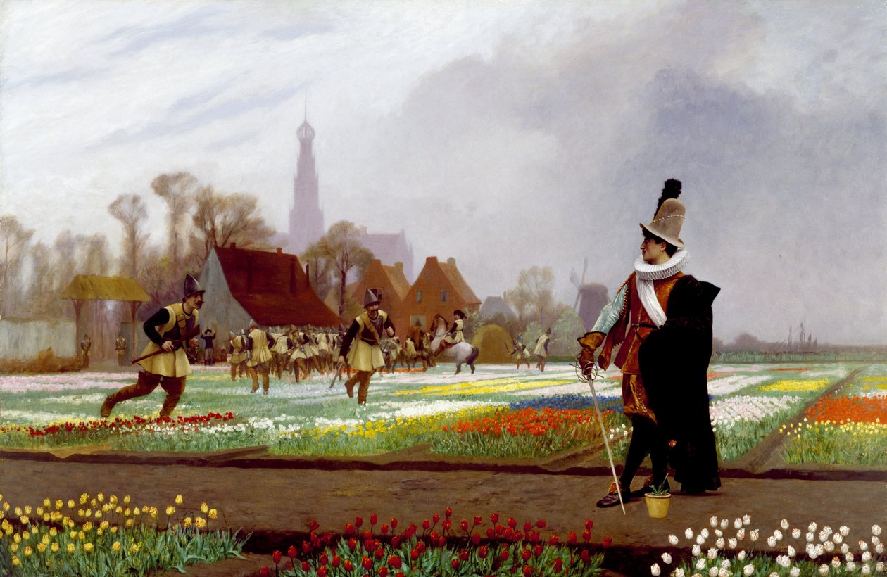 Die Tulpenmanie von Jean Leon Gerome