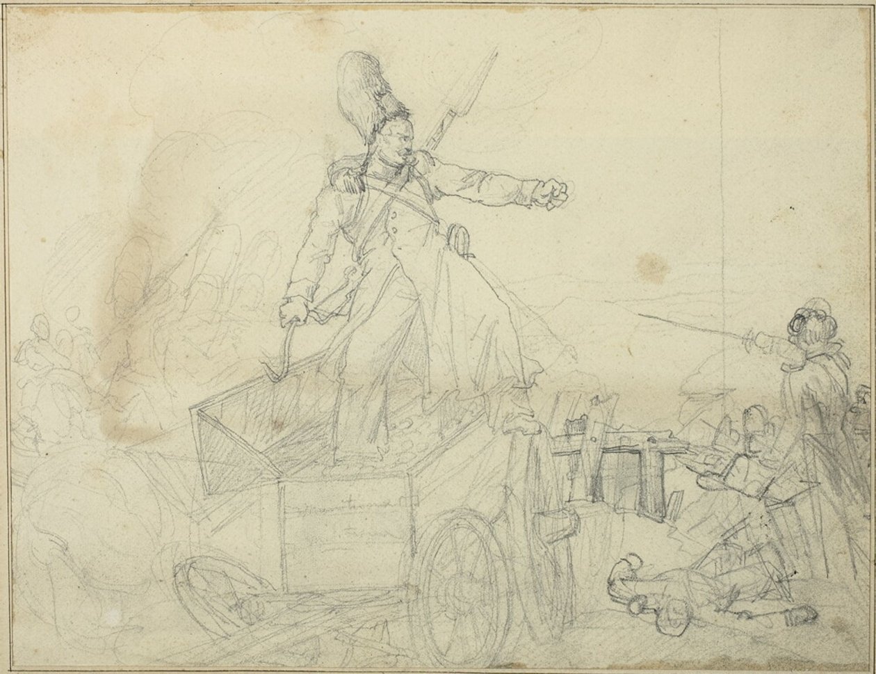 Studie für Artilleriekasten von Jean Louis André Théodore Géricault