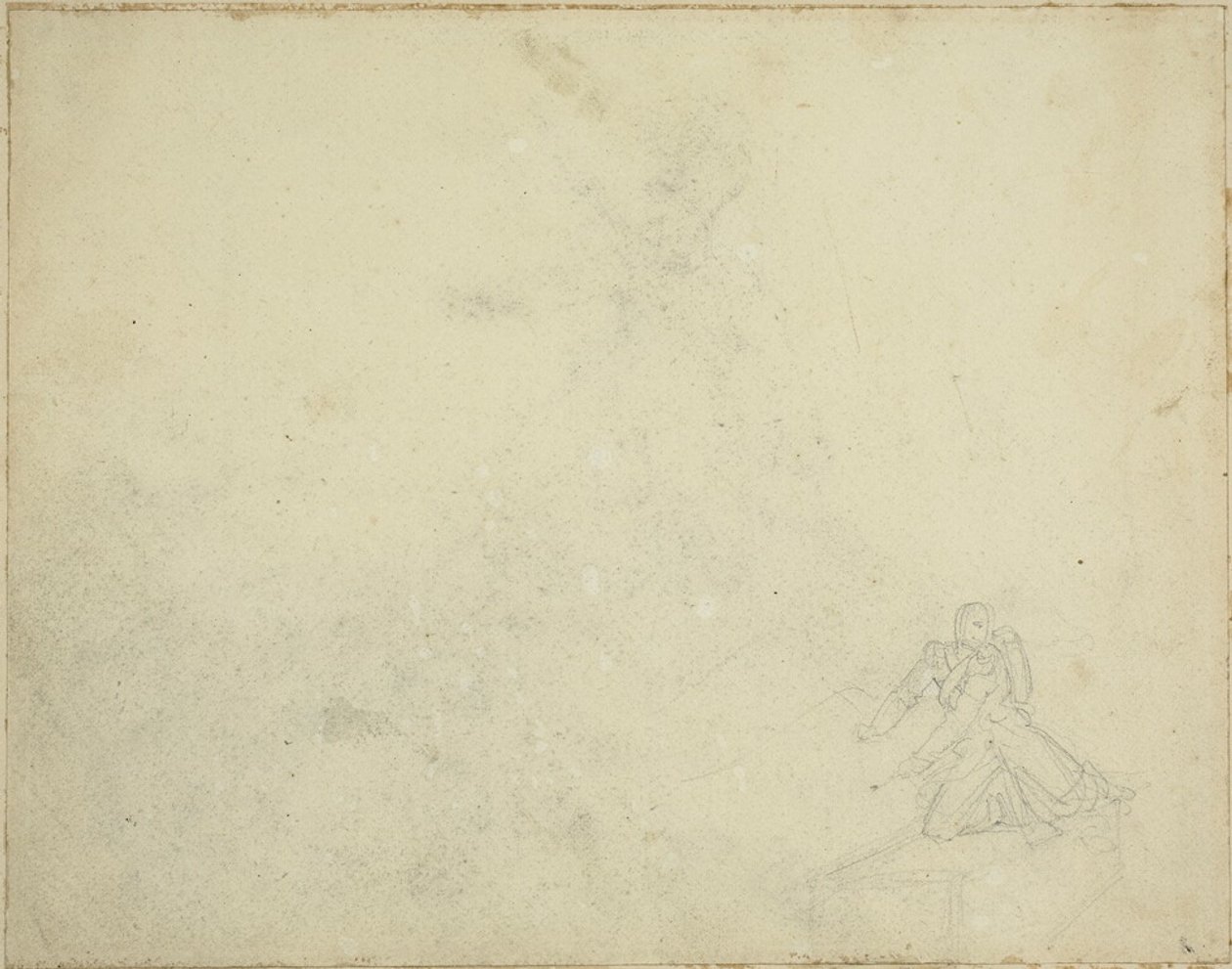 Studie einer knienden Figur von Jean Louis André Théodore Géricault