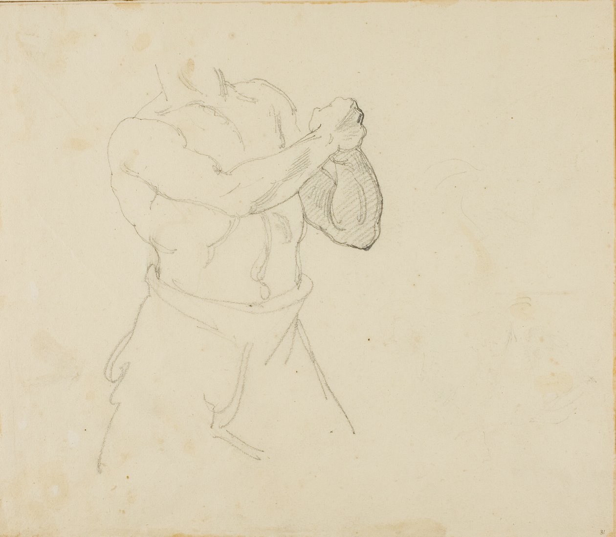 Torso eines Boxers von Jean Louis André Théodore Géricault