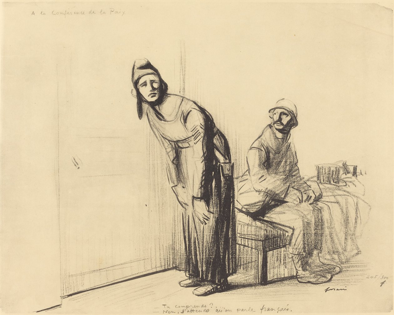 Auf der Friedenskonferenz von Jean Louis Forain