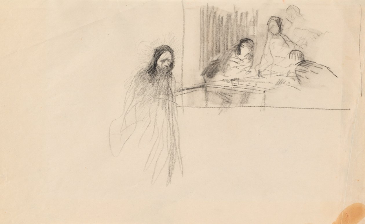 Christus in Emmaus von Jean-Louis Forain