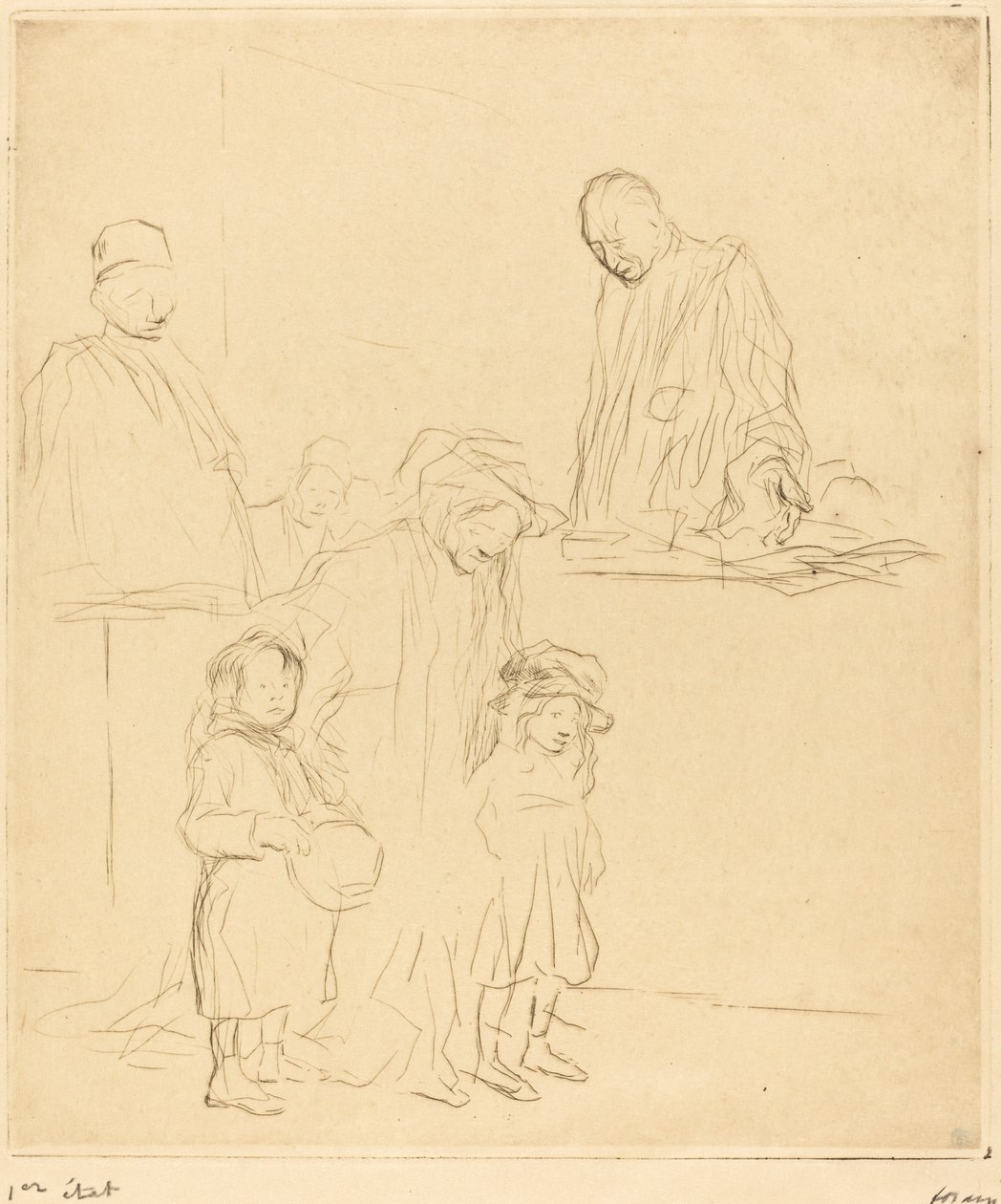 Nach der Anhörung (erste Platte) von Jean Louis Forain