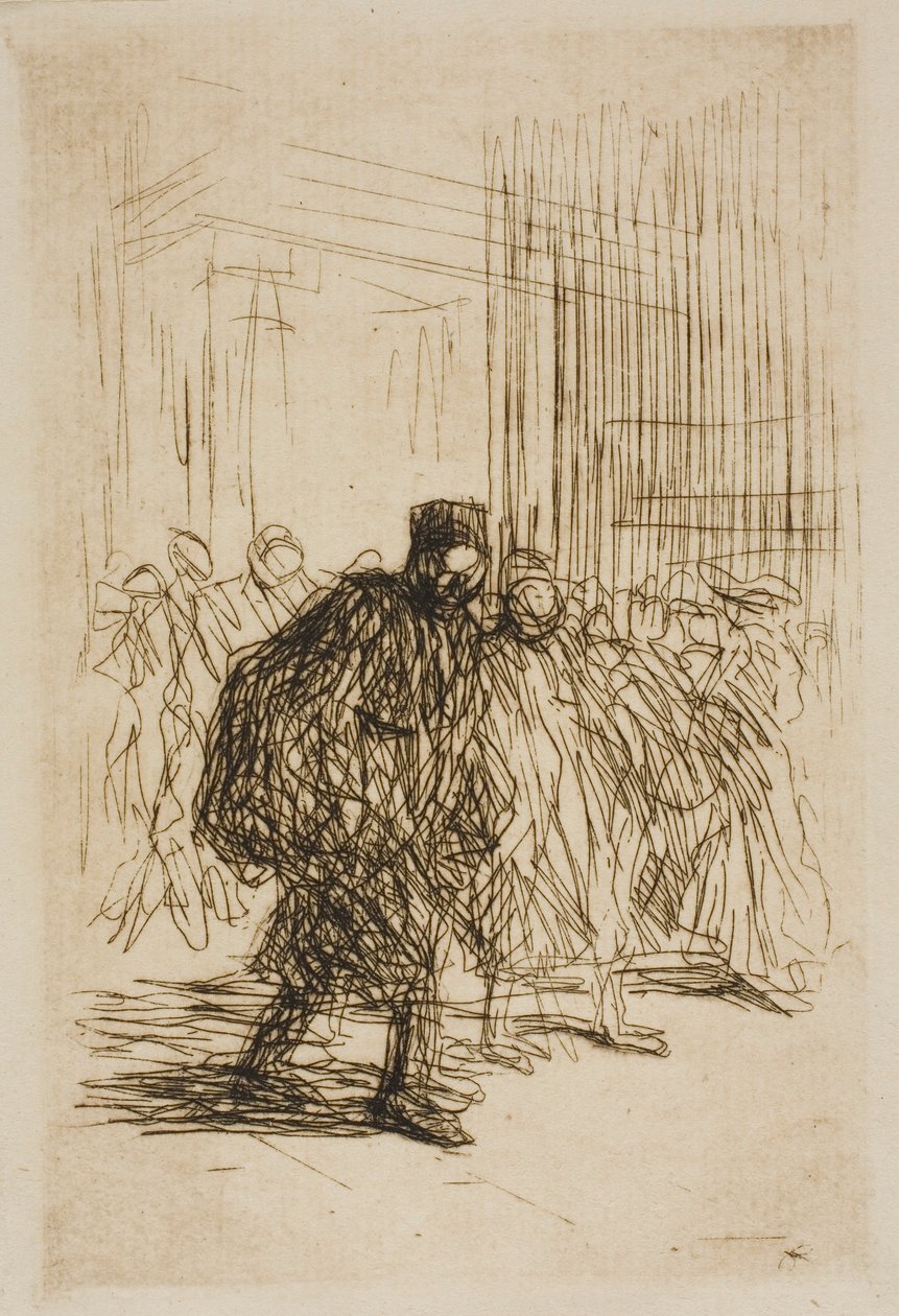 In den Korridoren des Gerichtsgebäudes von Jean Louis Forain