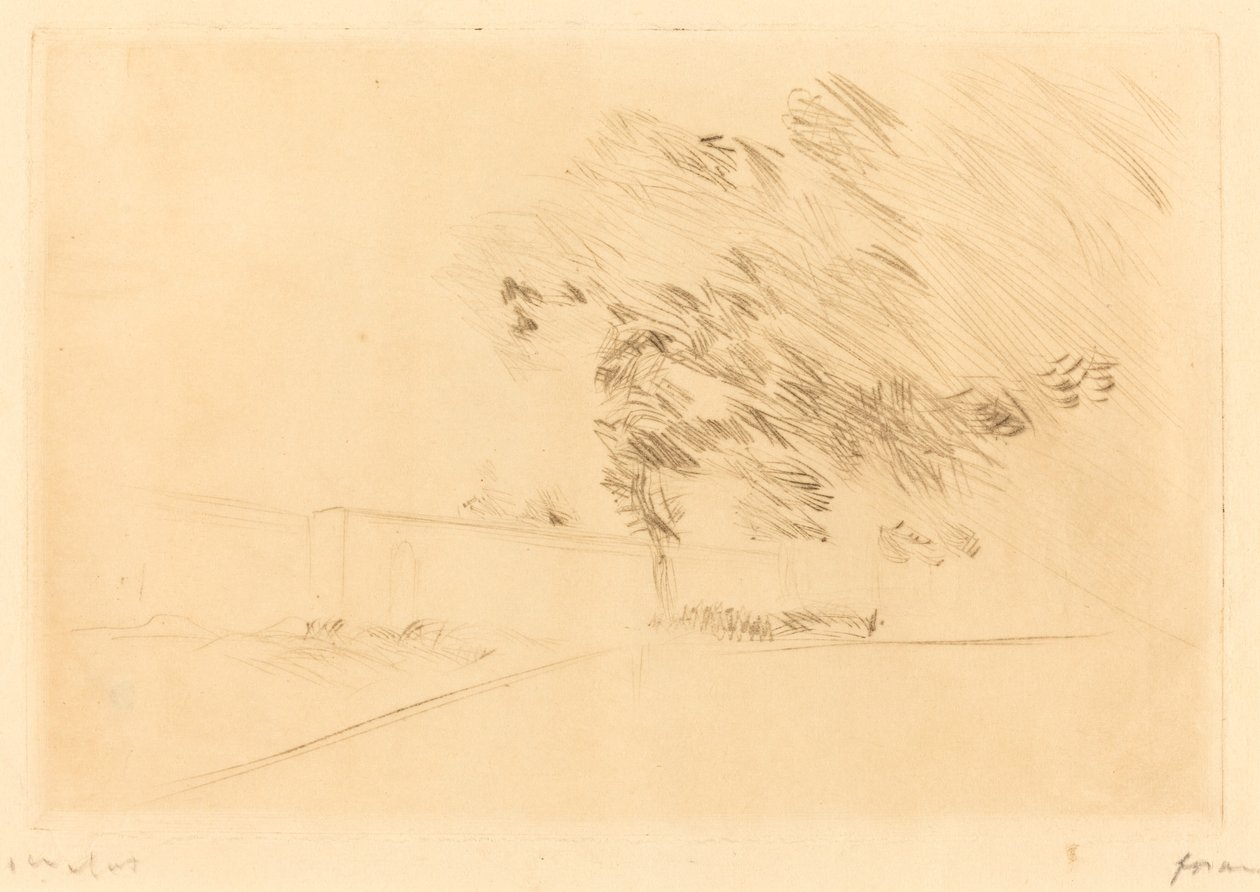Im Park von Versailles (erste Platte) von Jean Louis Forain
