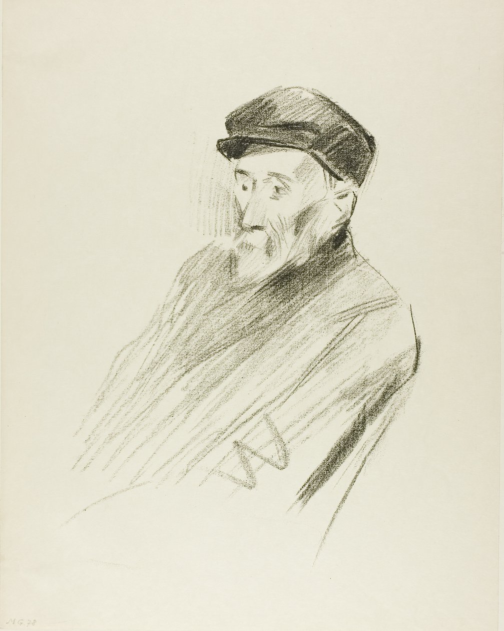 Porträt von Renoir, dritte Platte von Jean Louis Forain