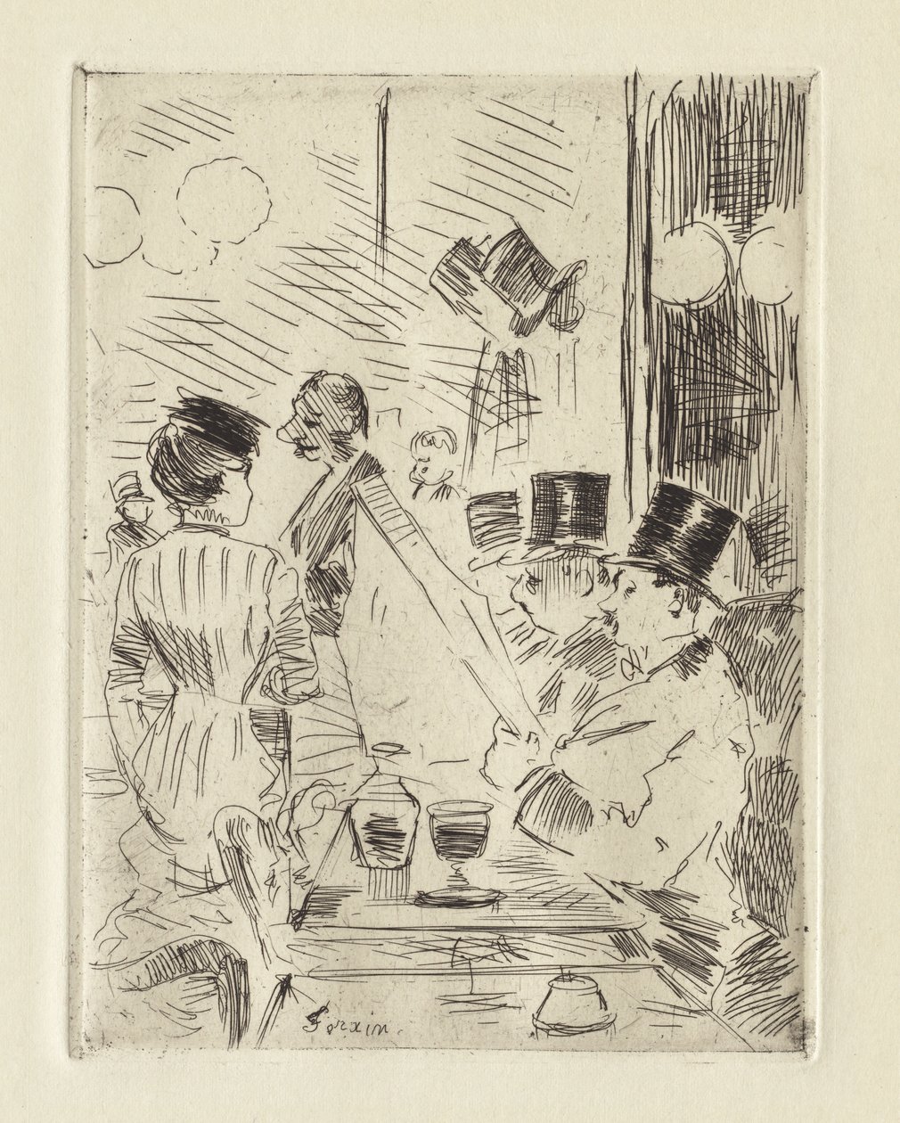 Das Café der Neuen Athen von Jean Louis Forain
