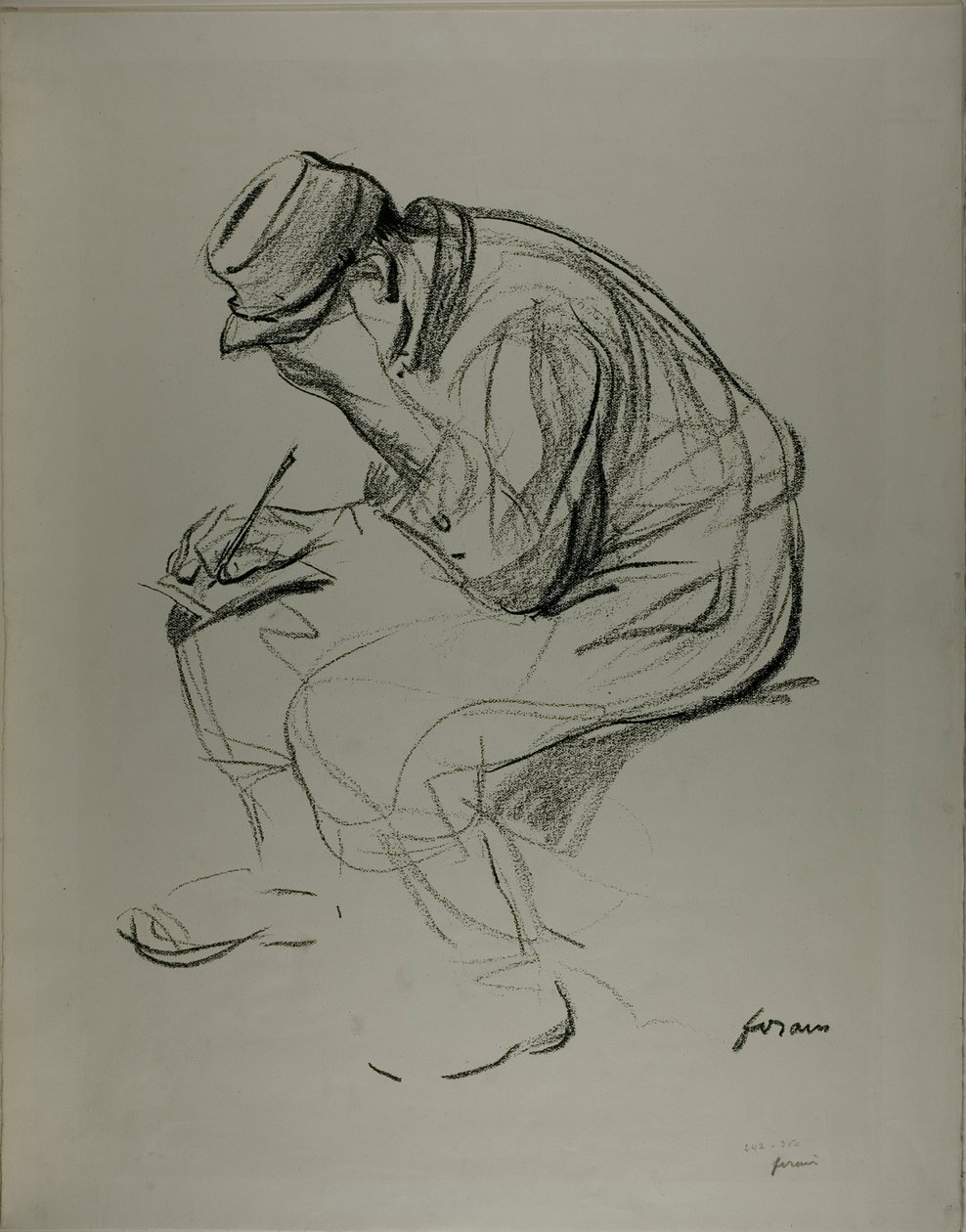 Die Kleidung des Kriegsgefangenen von Jean Louis Forain