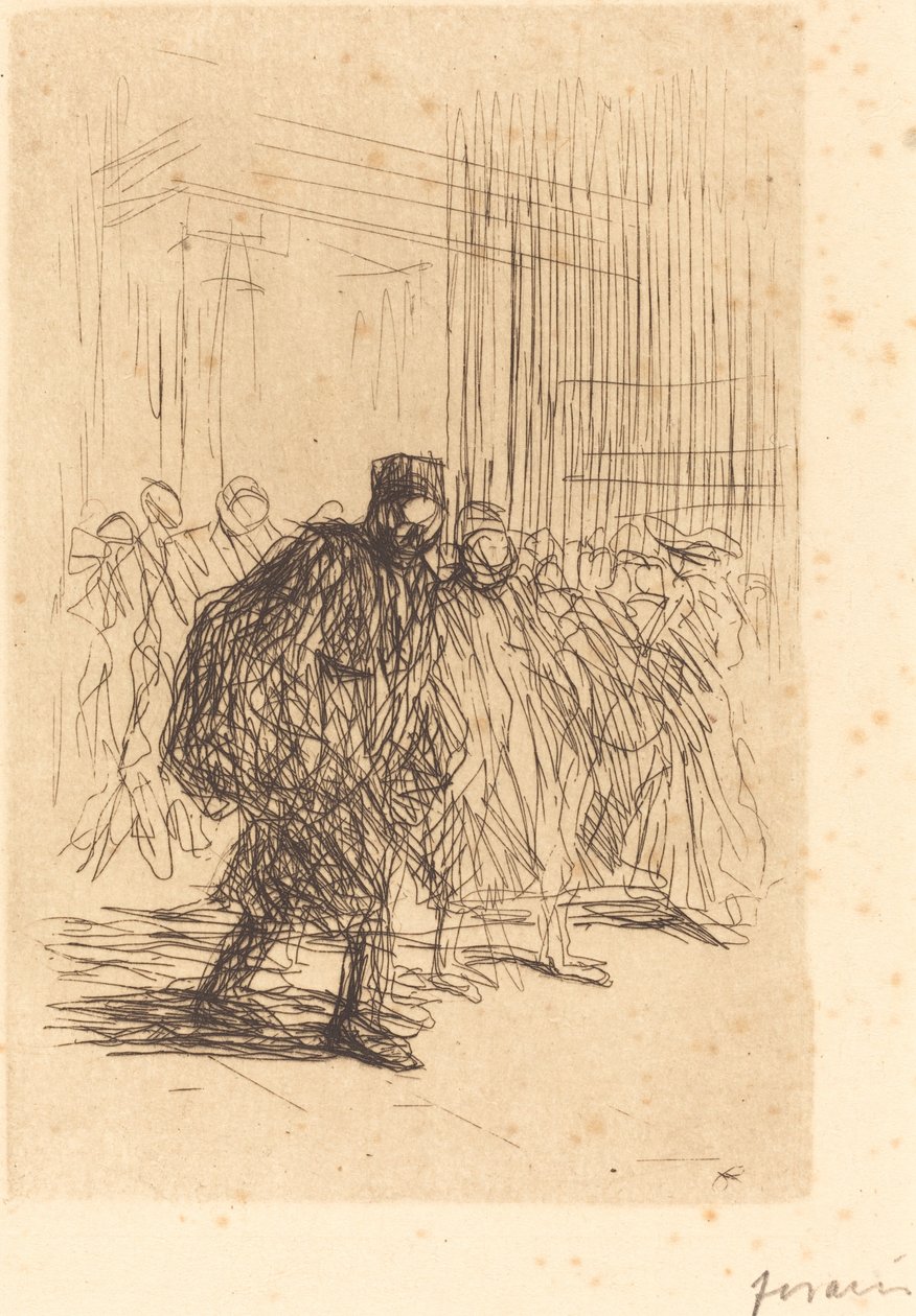 Die Korridore des Justizpalastes von Jean Louis Forain