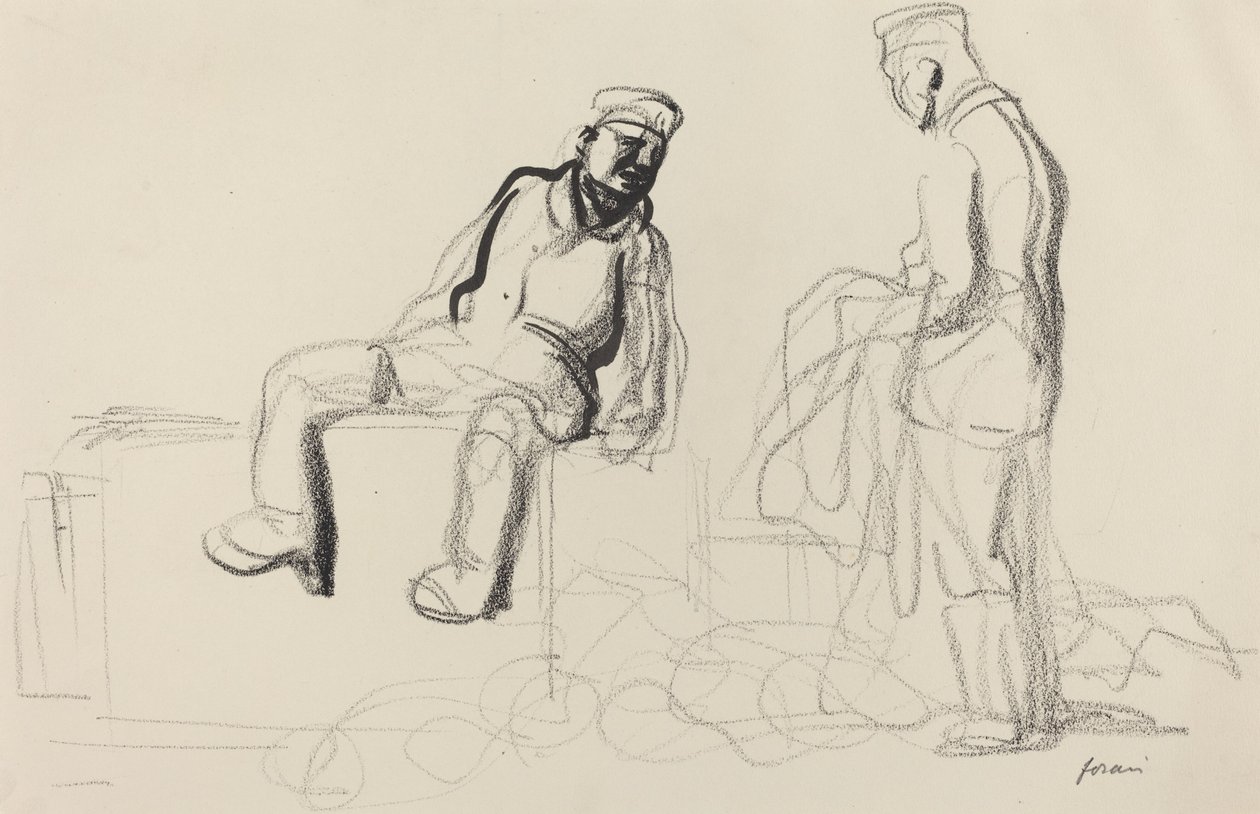 Der wirtschaftliche Rückzug, ca. 1914-1919 von Jean Louis Forain
