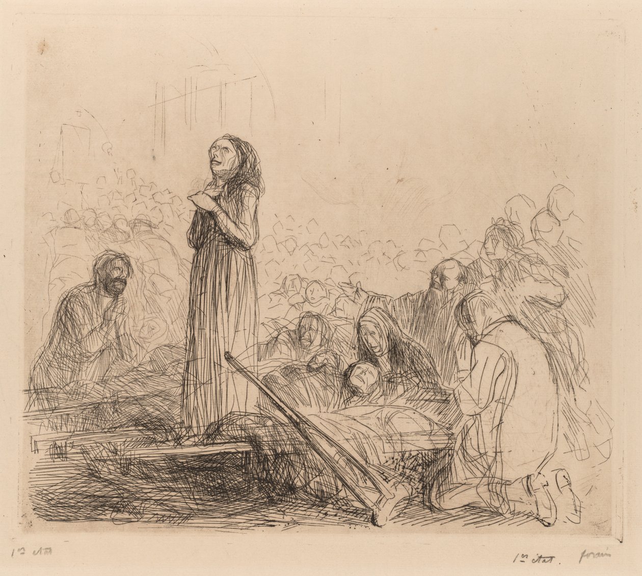 Das Wunder vor dem Allerheiligsten von Jean Louis Forain